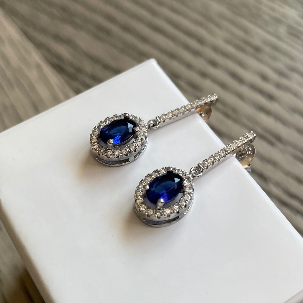 Silver earrings